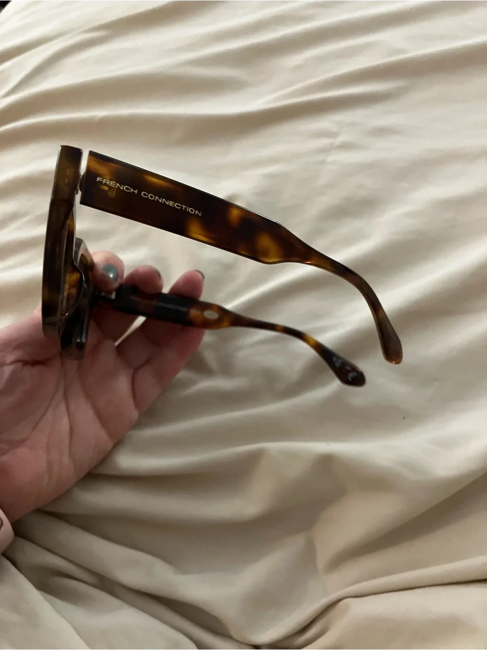 French Connection Women's Sunglasses Tortoise Shell Square Frame DG1022 TRT
